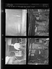 Fire caused by electric circuit (4 Negatives (November 30, 1954) [Sleeve 76, Folder c, Box 5]
